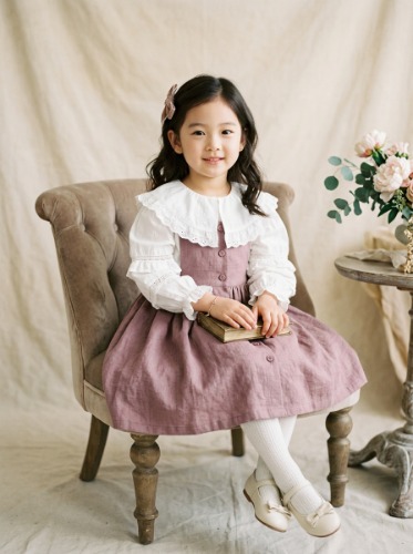 [아동] 프릴 카라 블라우스