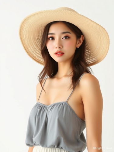 와이드 브림 햇
