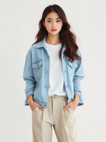 캐주얼 데님 자켓