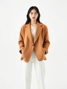 오버사이즈 울 자켓