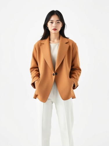 오버사이즈 울 자켓