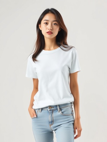 베이직 코튼 티셔츠